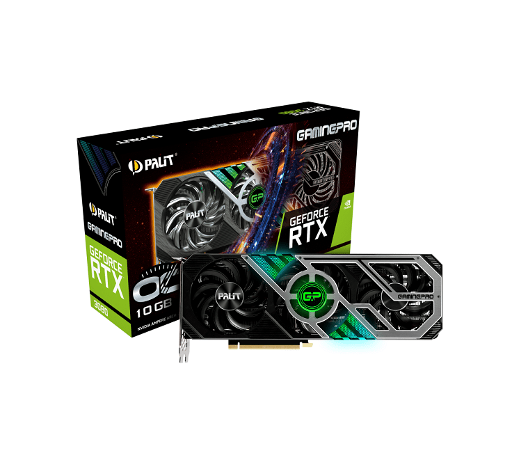 کارت گرافیک استوک پلیت Palit GeForce RTX 3080 GamingPro 10GB